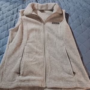 Columbia Gray Fleece Women's Vest